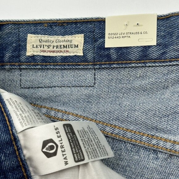 Levi's Premium 501 Original Cropped Women's Sz 30x26 Button Fly Distressed Jeans - Picture 7 of 14